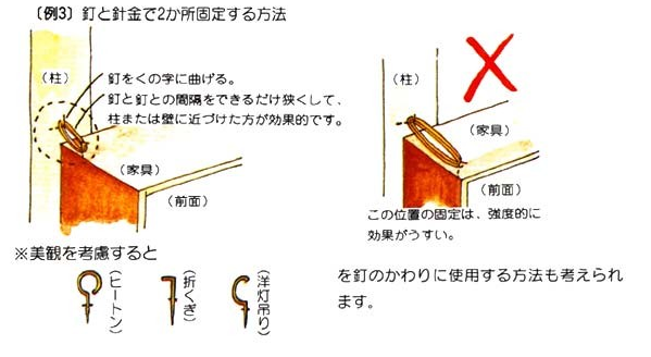 家具の転倒防止対策３