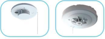 煙式と熱式の感知器