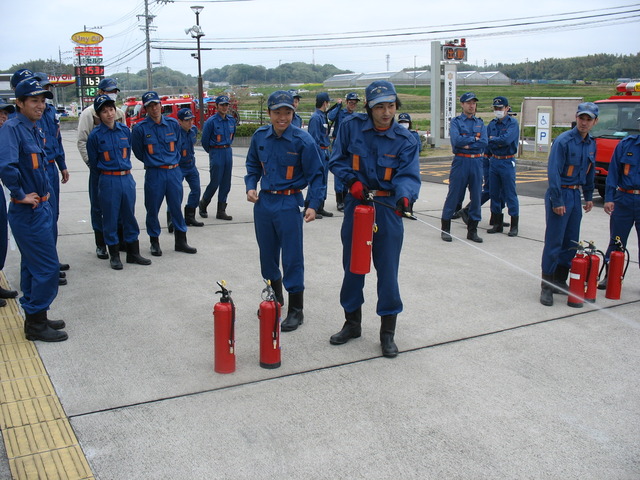 団員訓練の様子