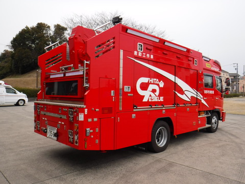救助工作車　右側面