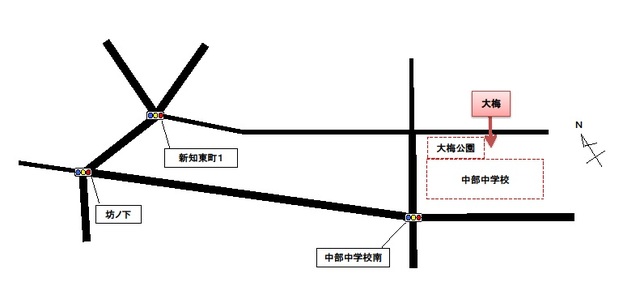 大梅公園地図