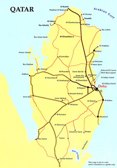 カタール地図