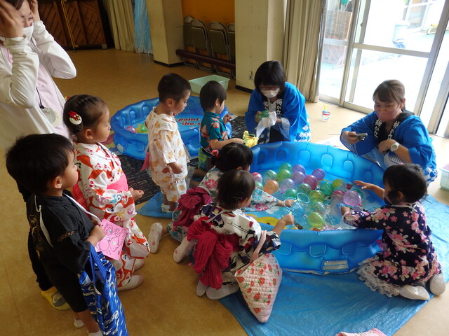 夕涼み会　ヨーヨー釣り
