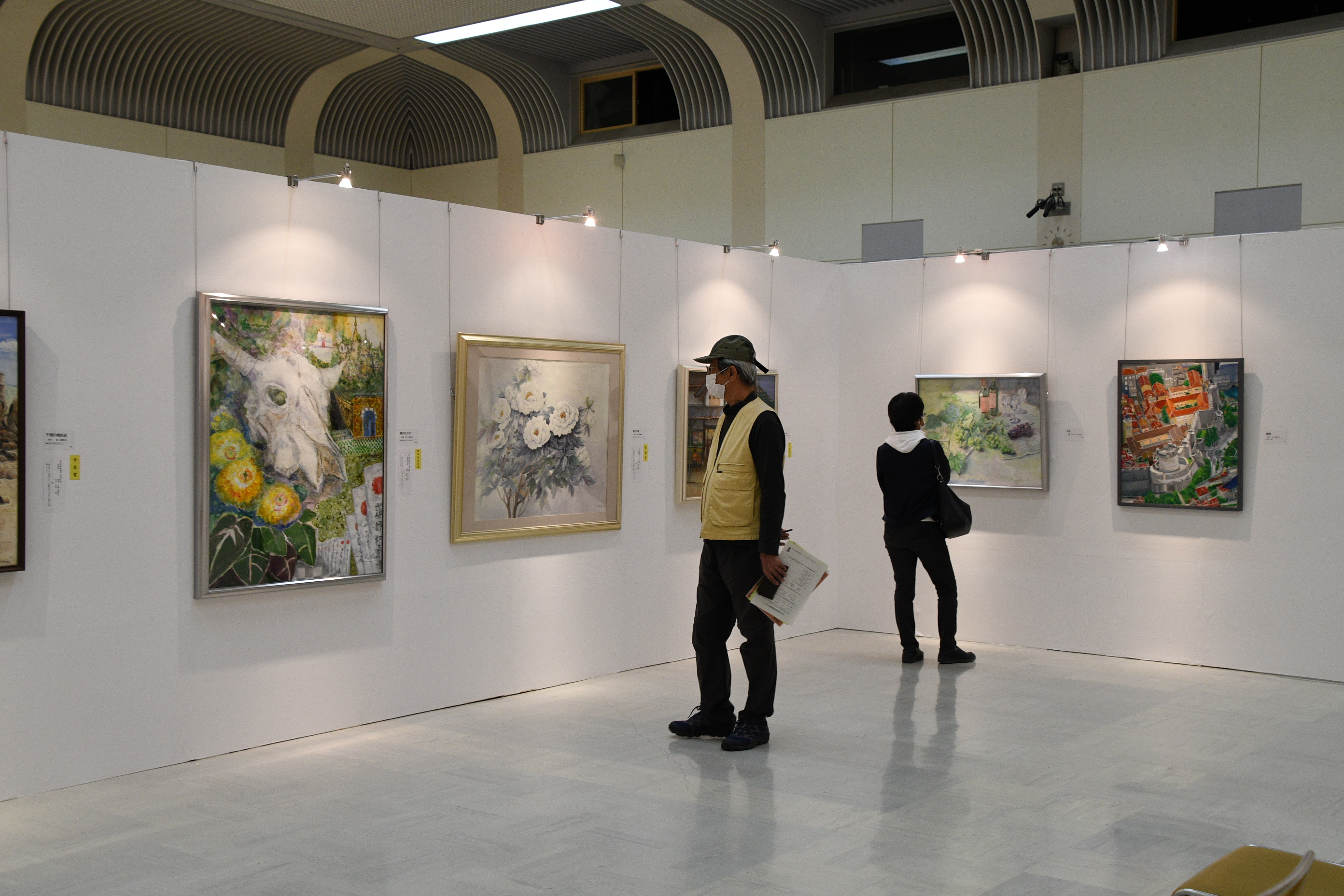 第48回知多市民美術展の様子