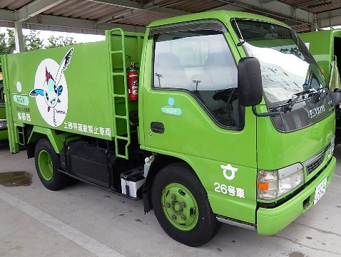 ２トンダンプ車