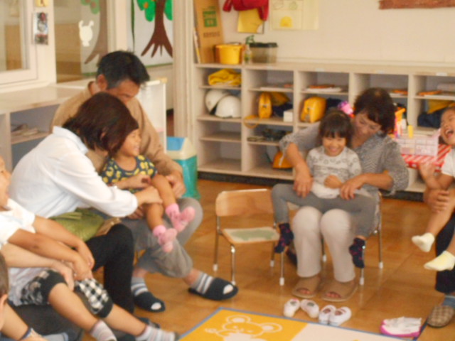 うさぎぐみ部屋の風景