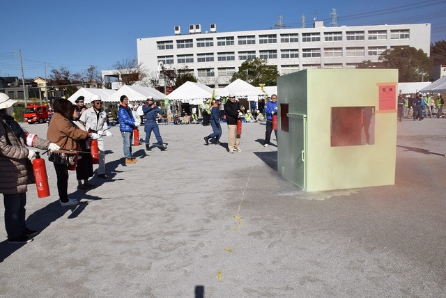 消火活動の様子