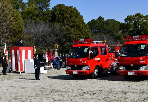 市消防団観閲式
