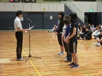 レク・インディアカ表彰の様子
