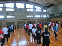 交流会開会式の様子