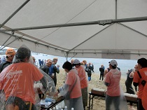ボランティアの様子