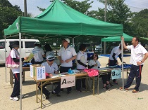 ペタンク大会運営の様子