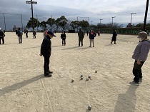 知多北地区ペタンク大会の様子