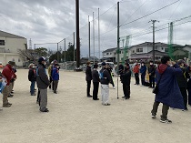 知多北地区ペタンク大会の様子