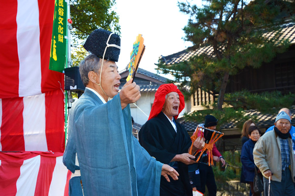 尾張万歳の太夫と才蔵