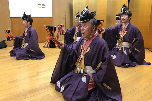 尾張万歳練習風景①