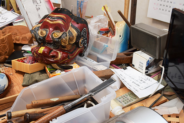獅子頭作りに用いる道具 獅子頭作りに用いる道具