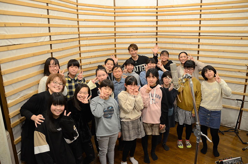 市ジュニアコーラスクラブの皆さん