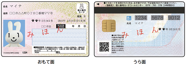 マイナンバーカードのイメージ