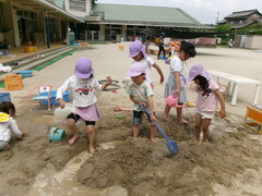 水遊び