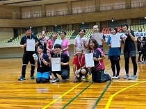 知多北地区ミニテニス大会の様子