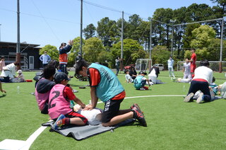 日本赤十字社連携事業ＡＥＤ講習２