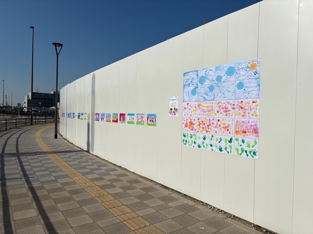 新庁舎仮囲い絵画1 新庁舎仮囲い絵画1